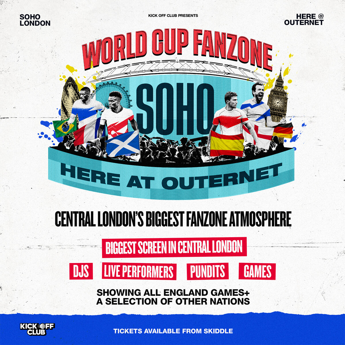 Soho · HERE at Outernet — World Cup 2026 artwork